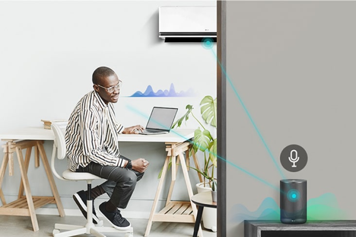 S3-Q2412GZC ThinQ voice assistant image.