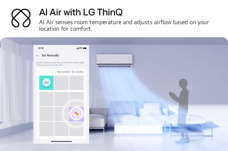 2.5HP DUALCOOL AI Air Conditioner with Soft Air Mode thumbnail 4