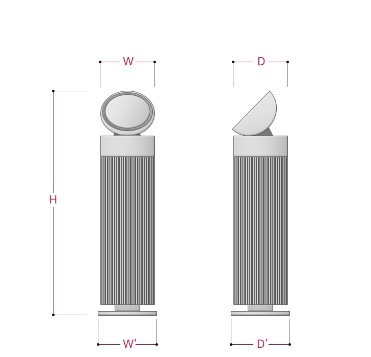 AS55GGSY0 Dimensions