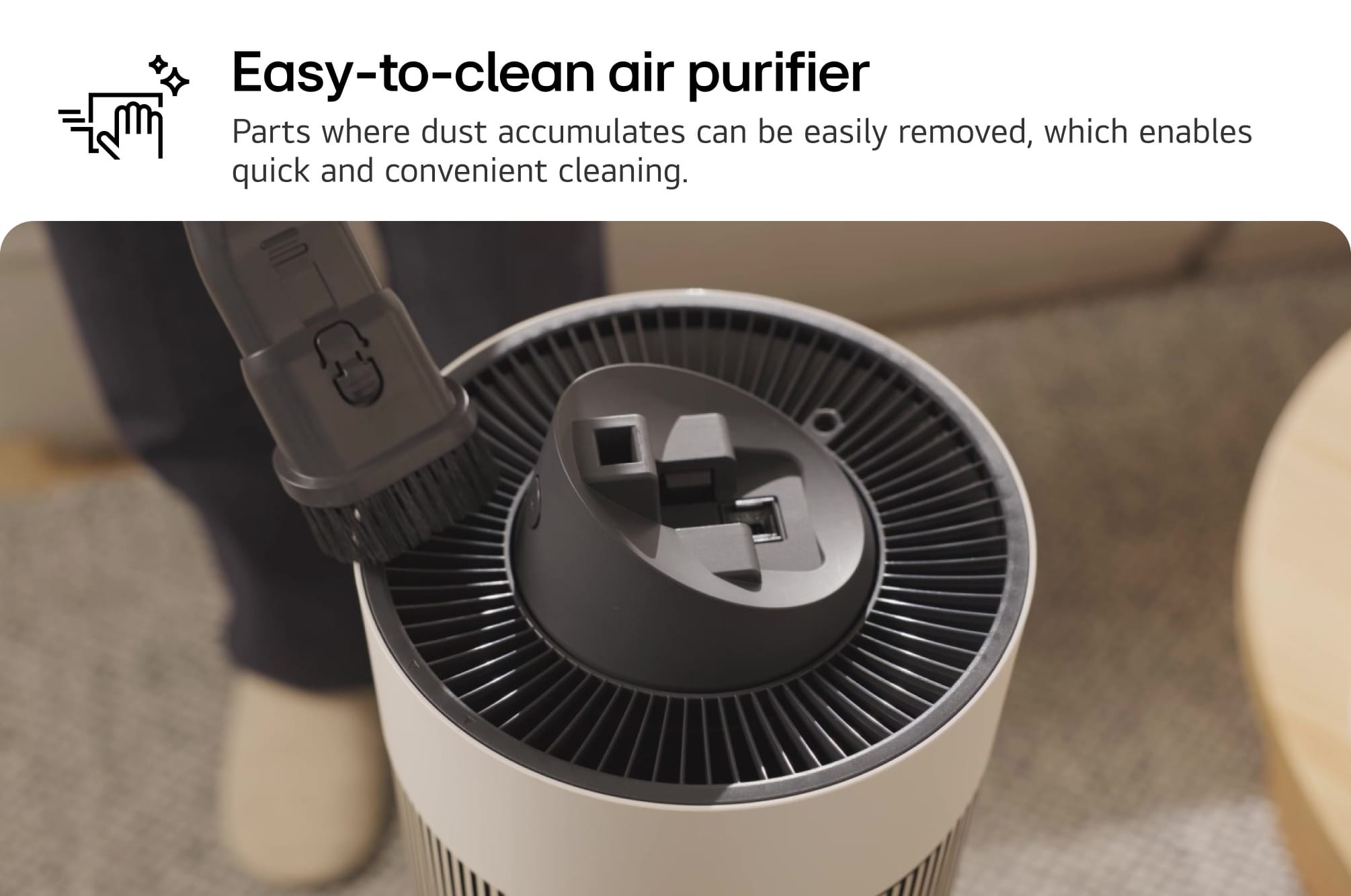 LG PuriCare™ 360° AeroBooster (Pet Version) - Storm Gray thumbnail 5