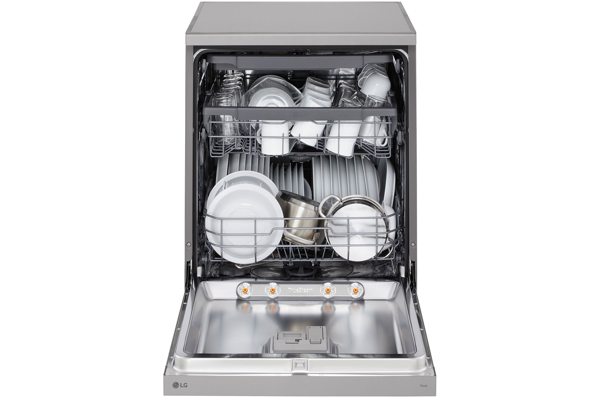 QuadWash Freestanding Dishwasher in Prime Silver - Prime Silver thumbnail 2