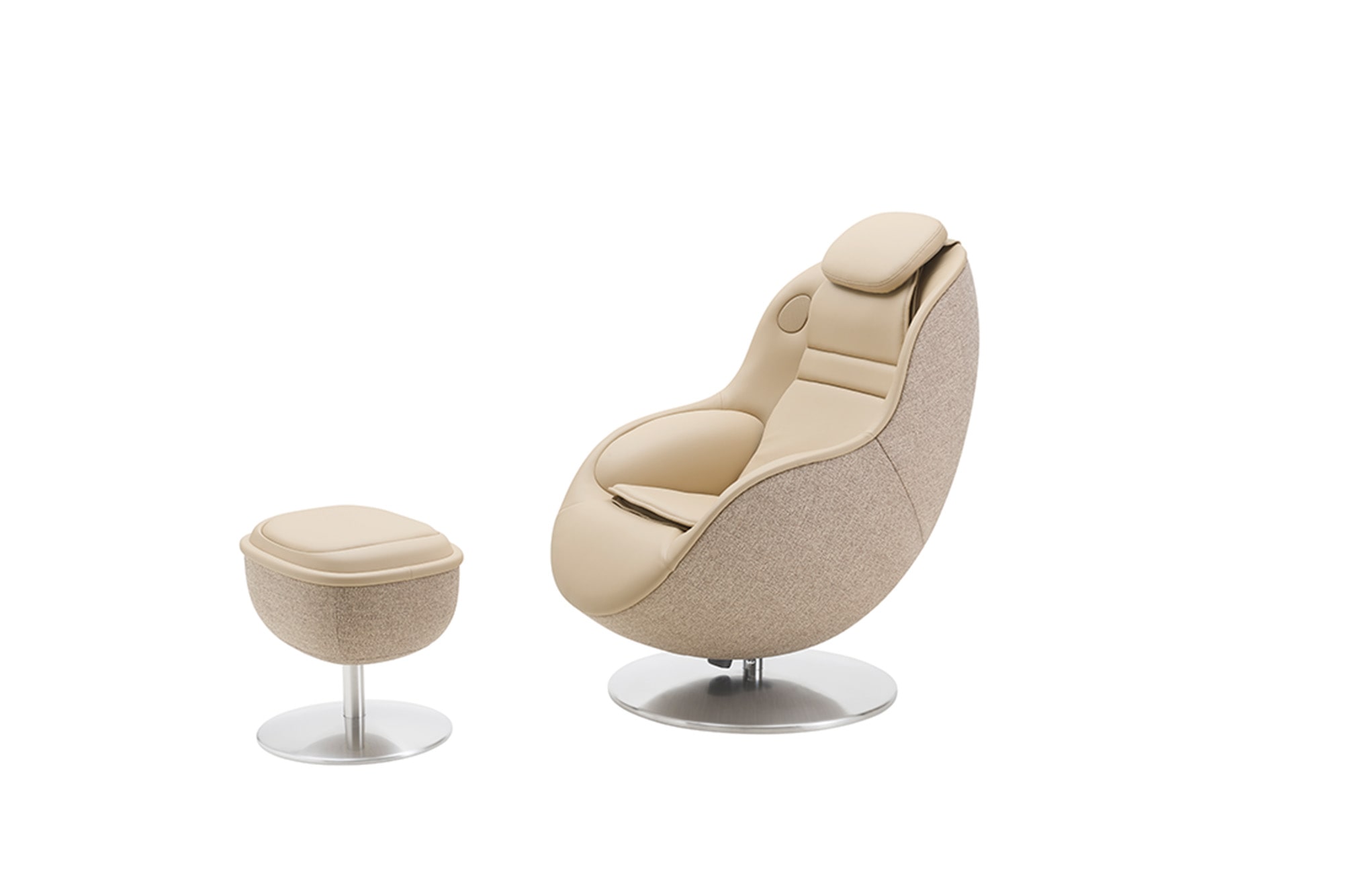 LG Massage Recliner in Brown thumbnail 2