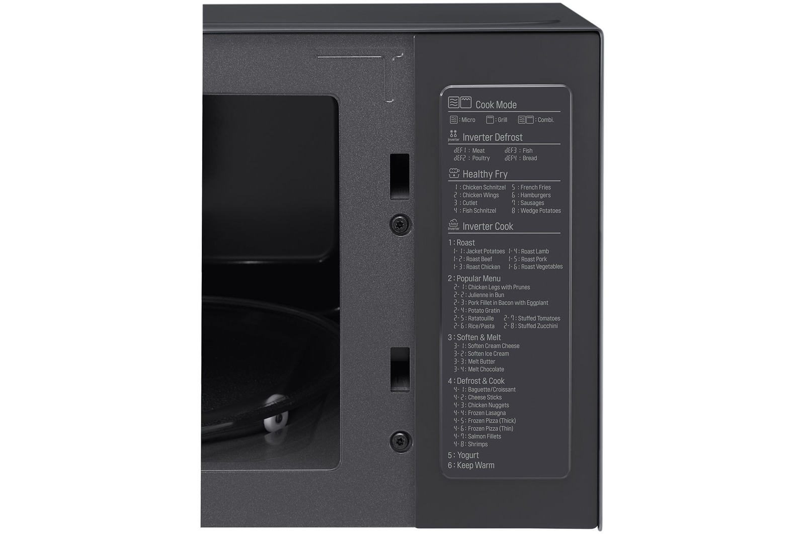 25L LG NeoChef™ Smart Inverter Grill Microwave Oven Black thumbnail 4