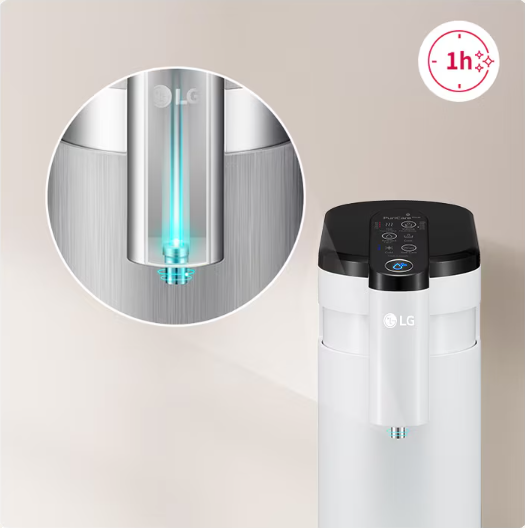 UV sterilization for pure water to the last drop