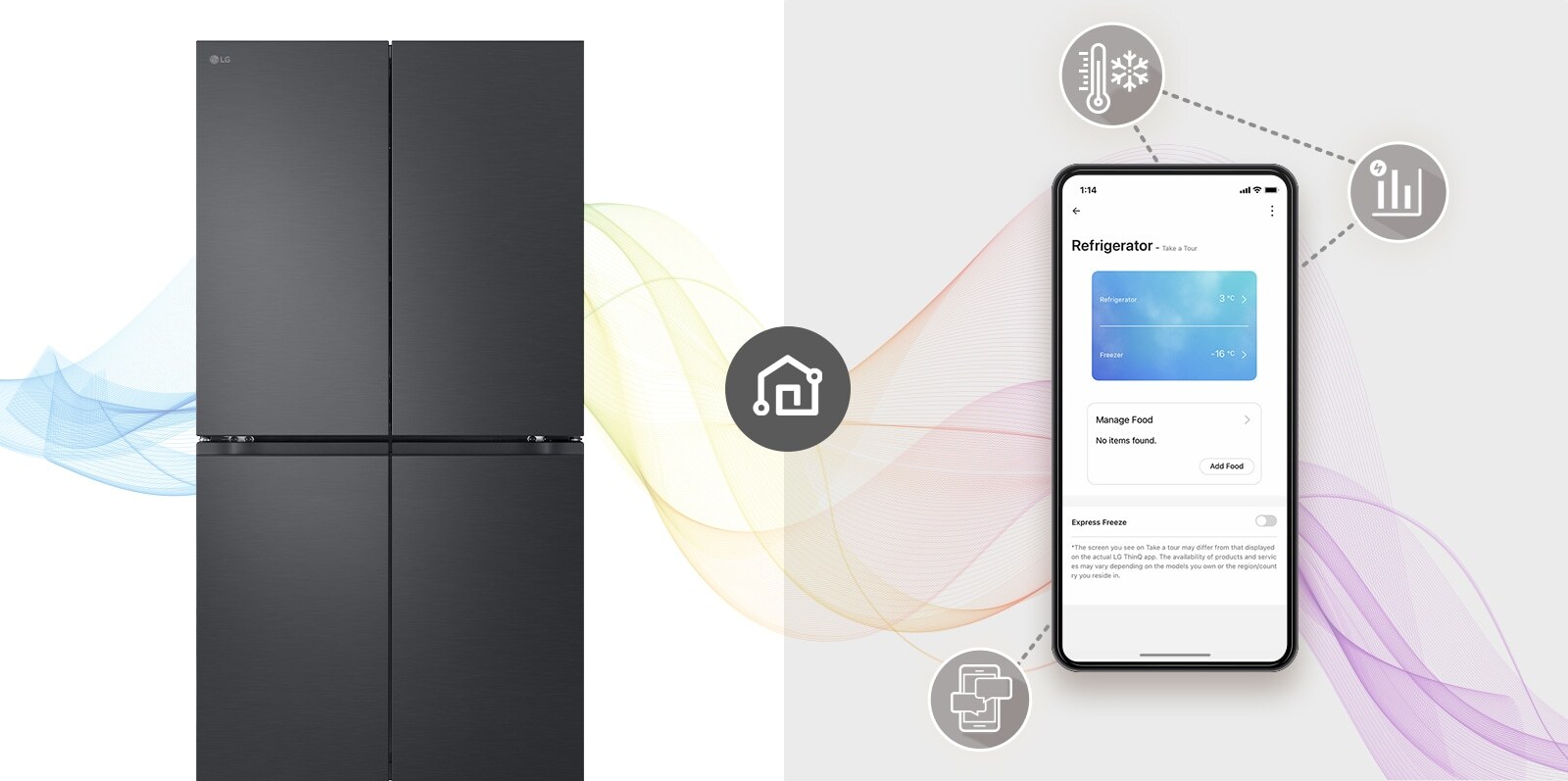 Experience a smart life: Stay connected with LG ThinQ\u2122