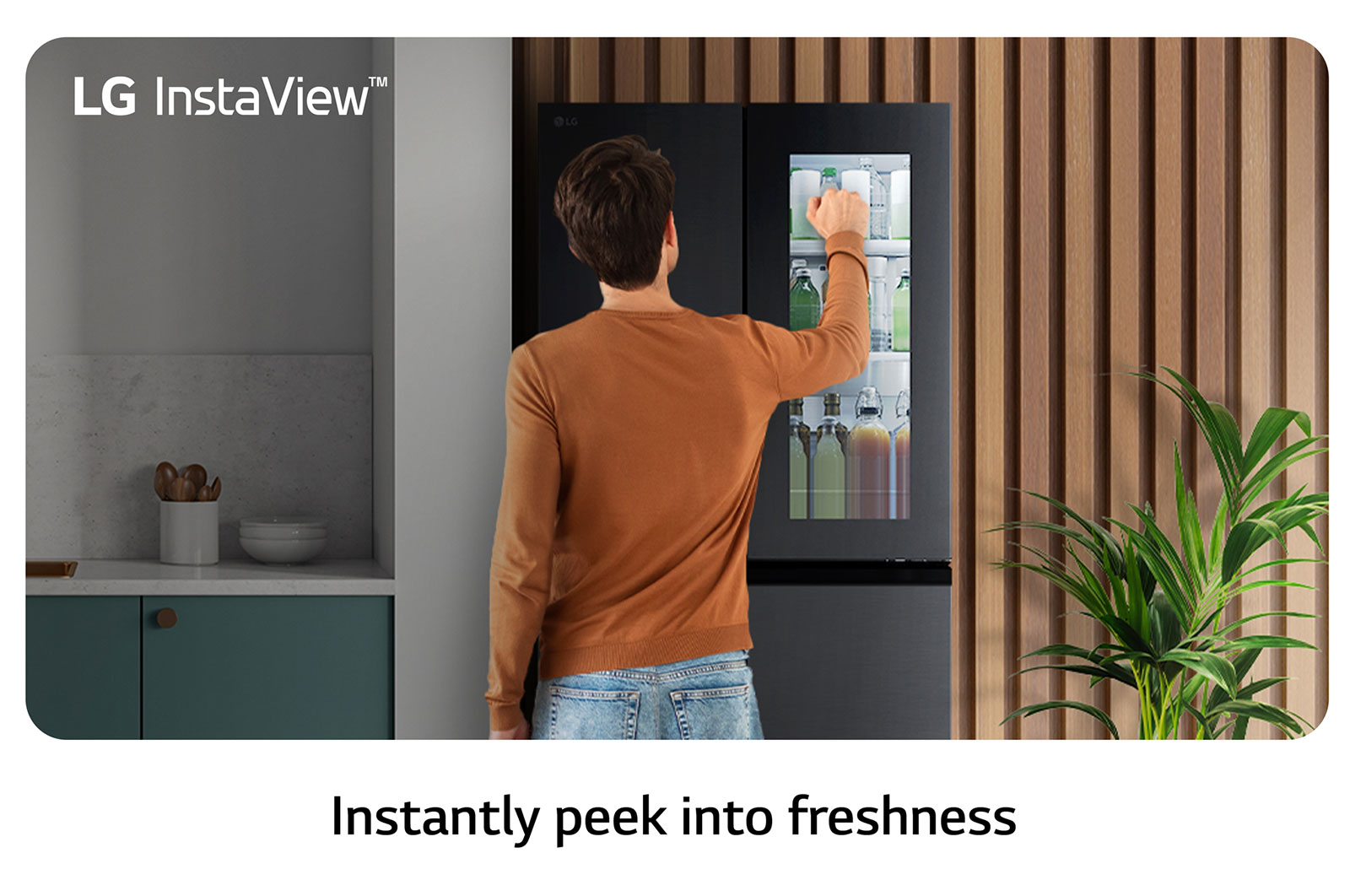 [Subscribe] 508L French Door Fridge with InstaView in Essence Matte Black Finish - Essence Matte Black thumbnail 3
