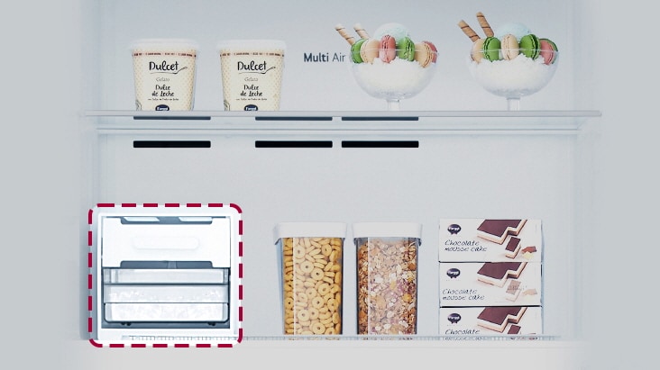 More space in the freezer