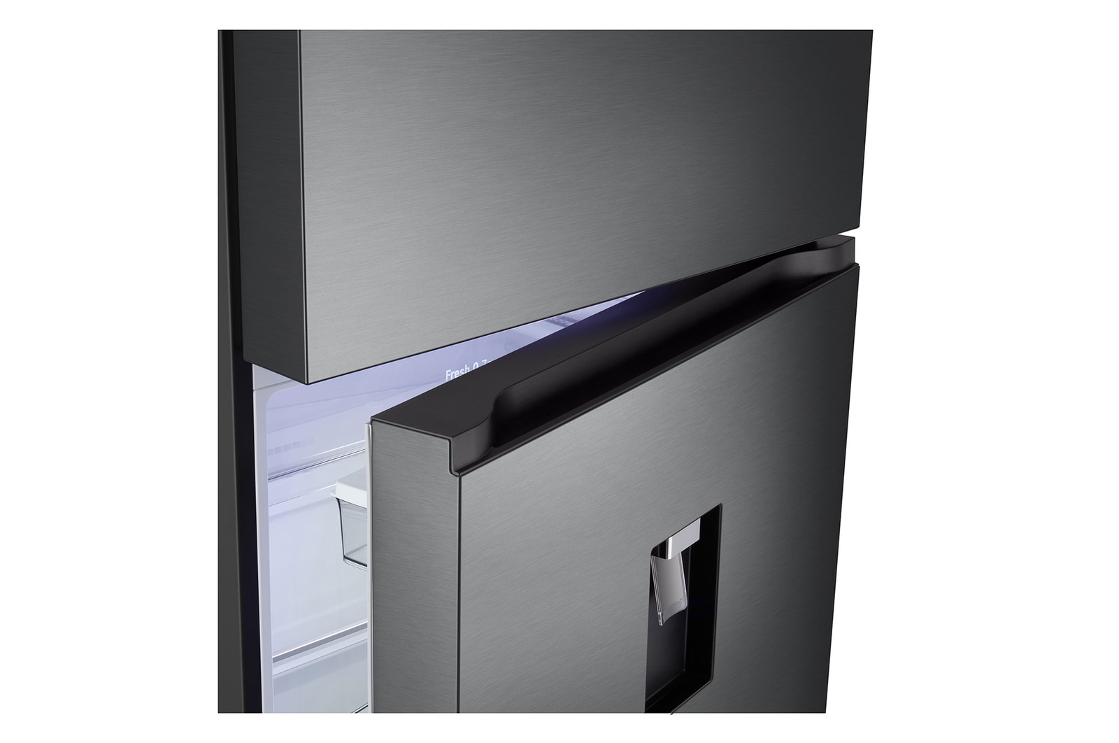 LG 603L Top Freezer Fridge in Essence Matt Black with Water Dispenser & Auto Ice Maker - Essence Matt Black thumbnail 5