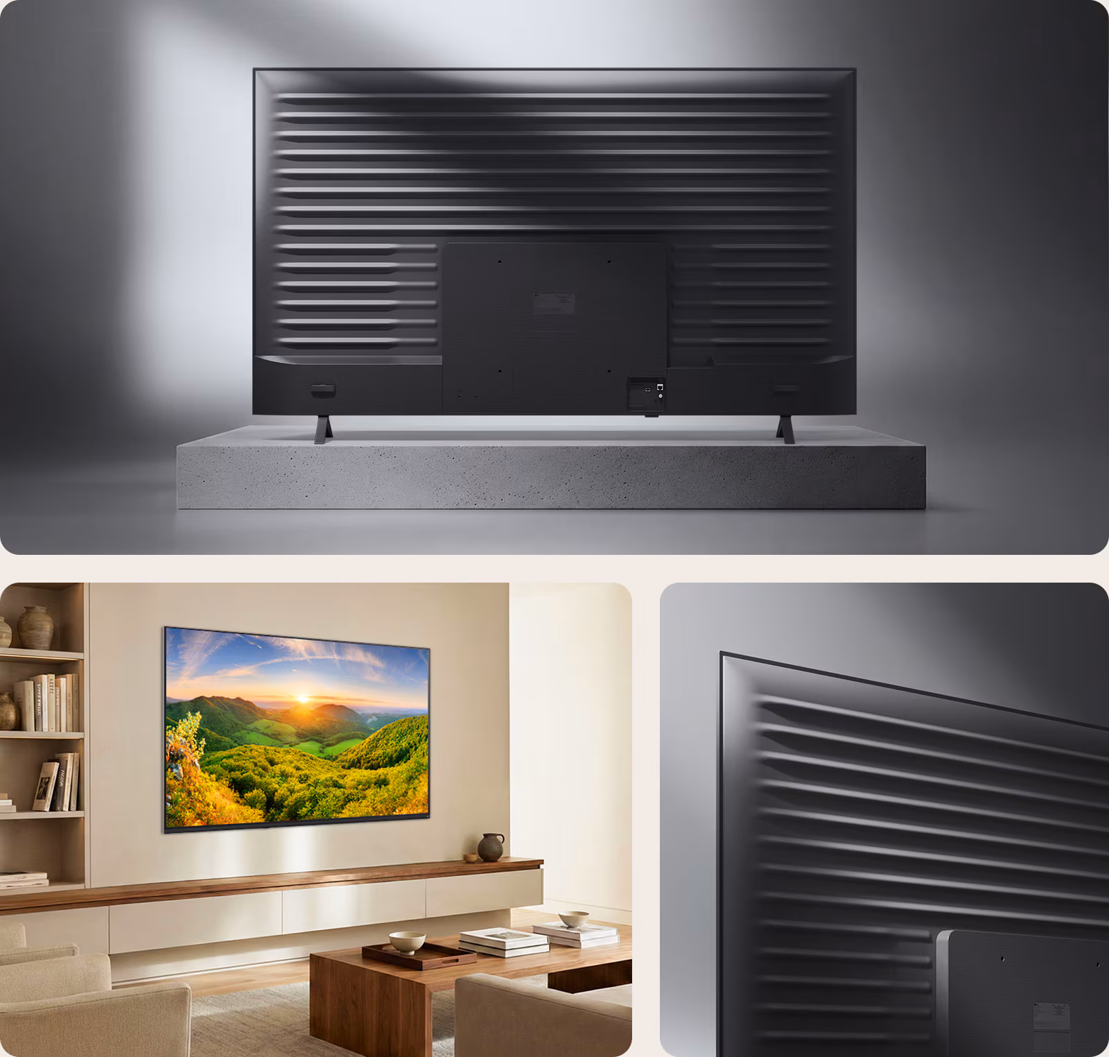 Refined, solid finish that complements your space
