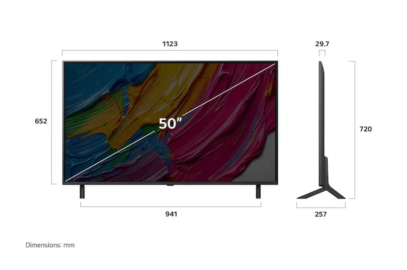 50 Inch LG QNED AI QNED80 4K Smart TV 2025 thumbnail 4