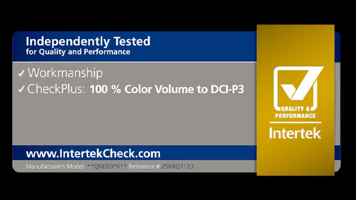 See the 100% Color Volume Certification of LG QNED evo