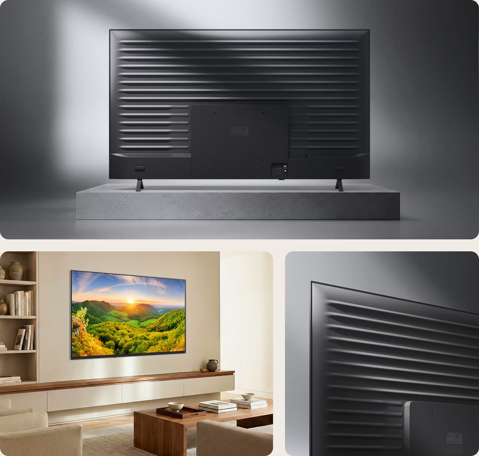 Refined, solid finish that complements your space