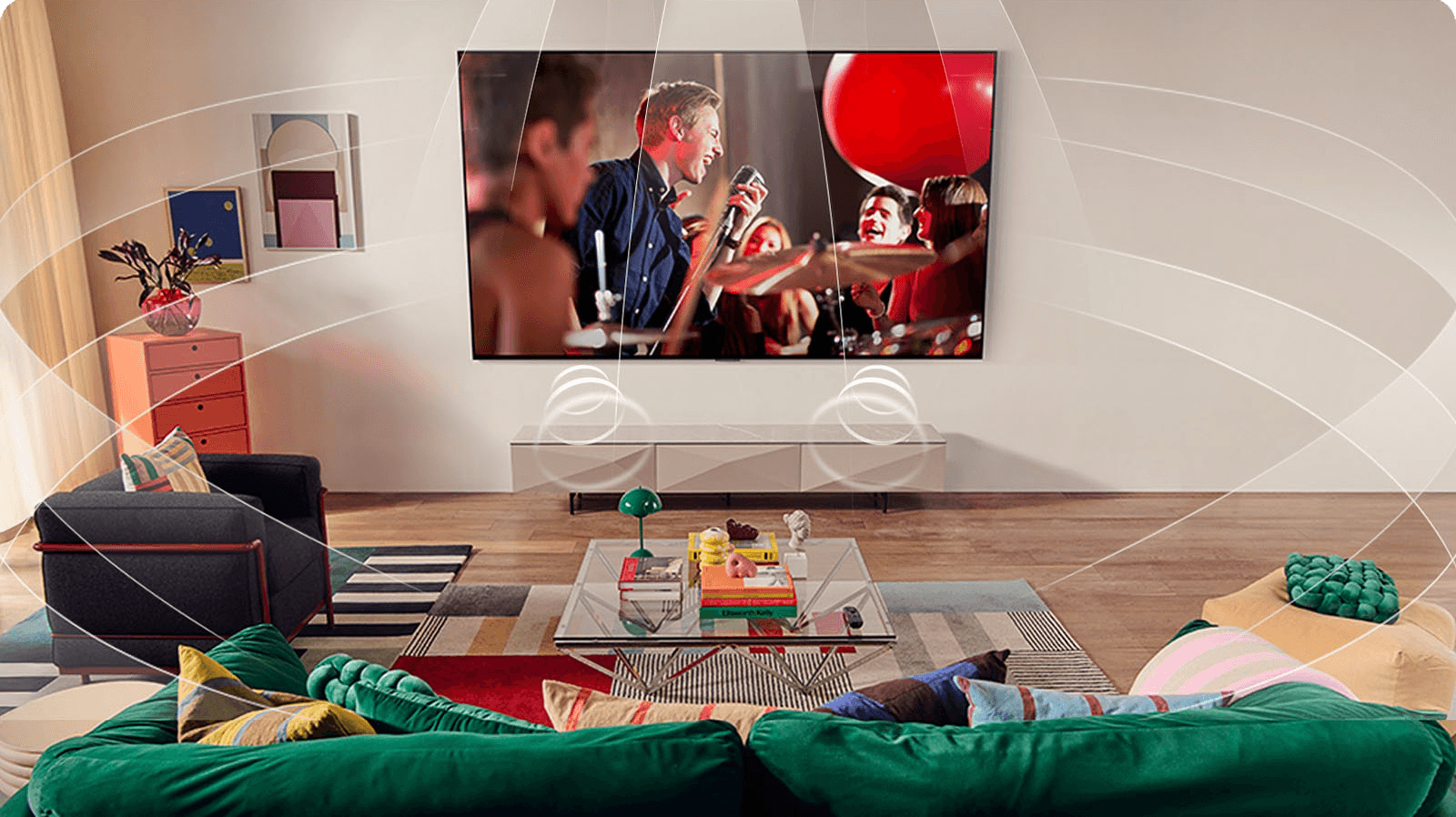 All-encompassing surround sound with virtual 9.1.2 channels