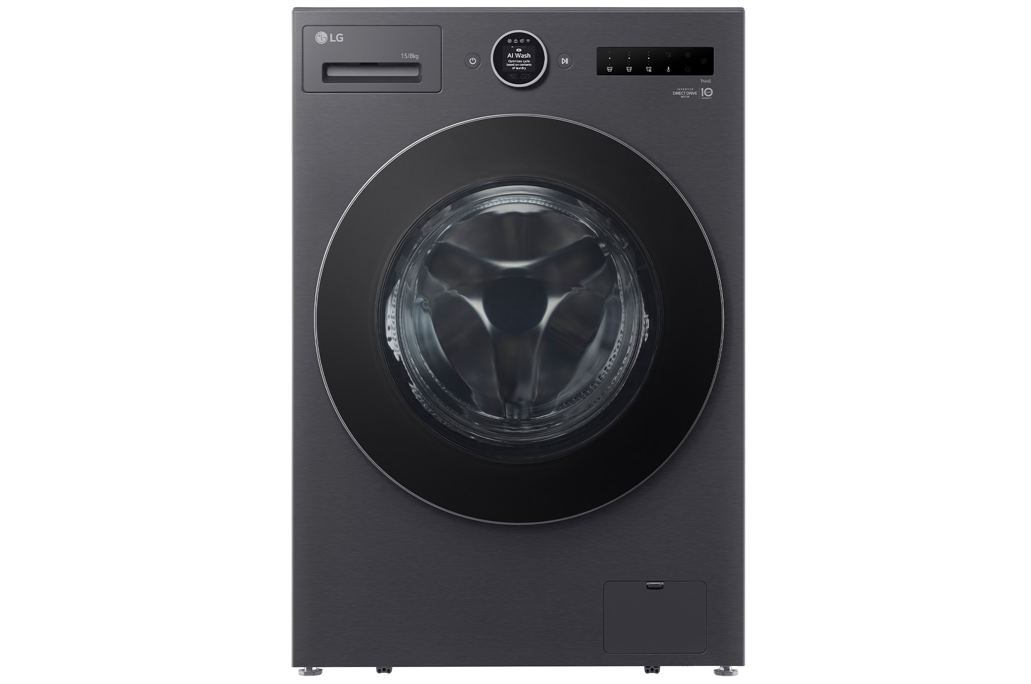 15/8kg Front Load Washer Dryer with AI Direct Drive and TurboWash