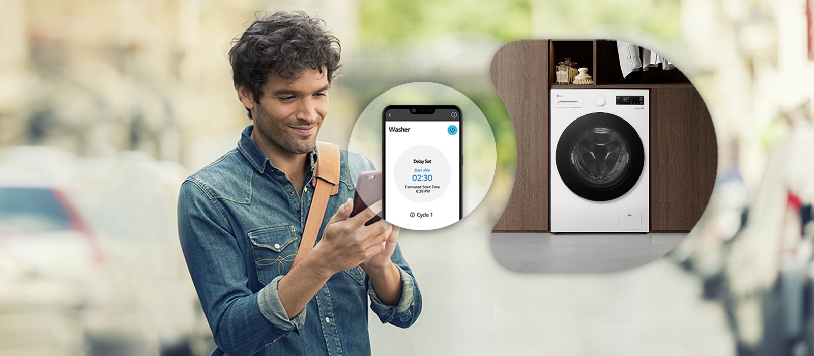 Link your washing machine and smartphone