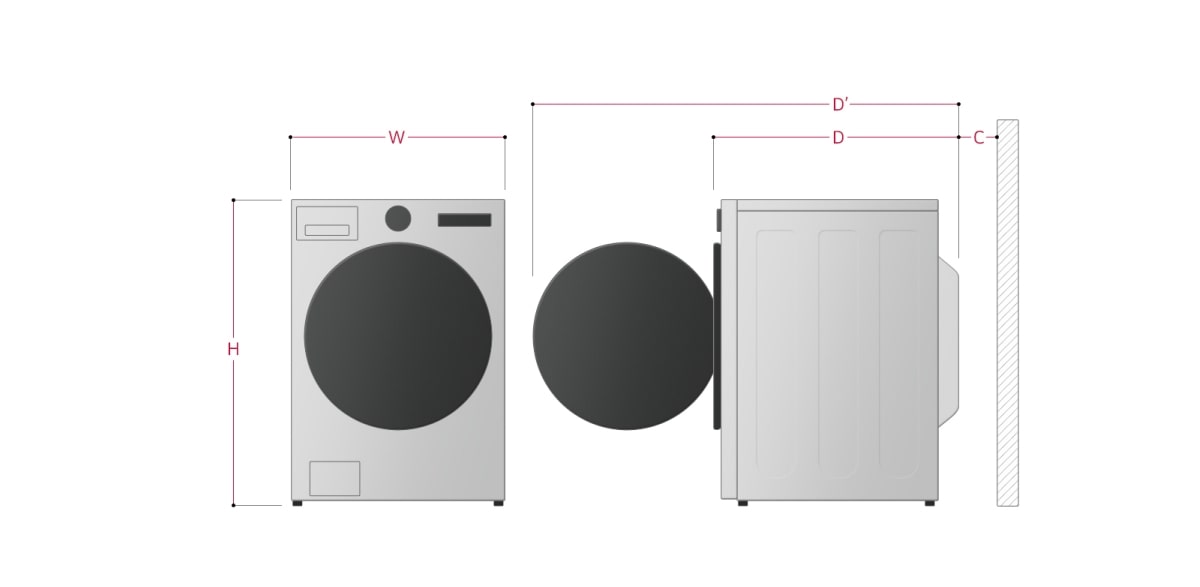 FB1209S5W product dimensions.