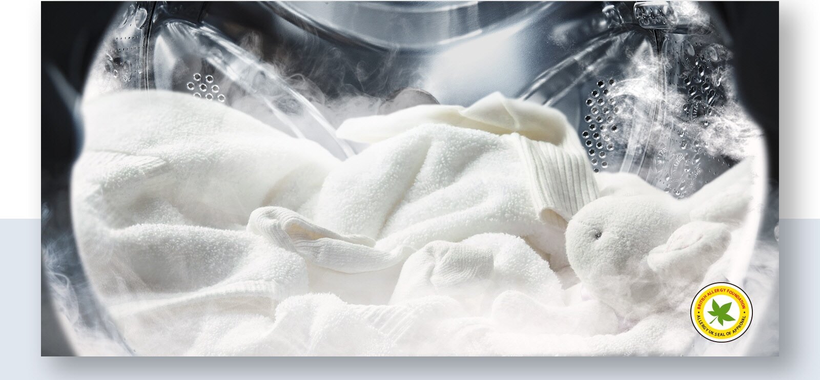 Steam technology - British Allergy Foundation certified