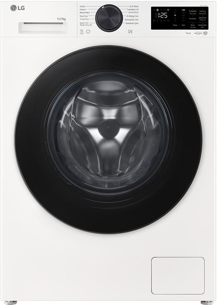 LG FX1411R5WR White front load washer dryer - Image 1
