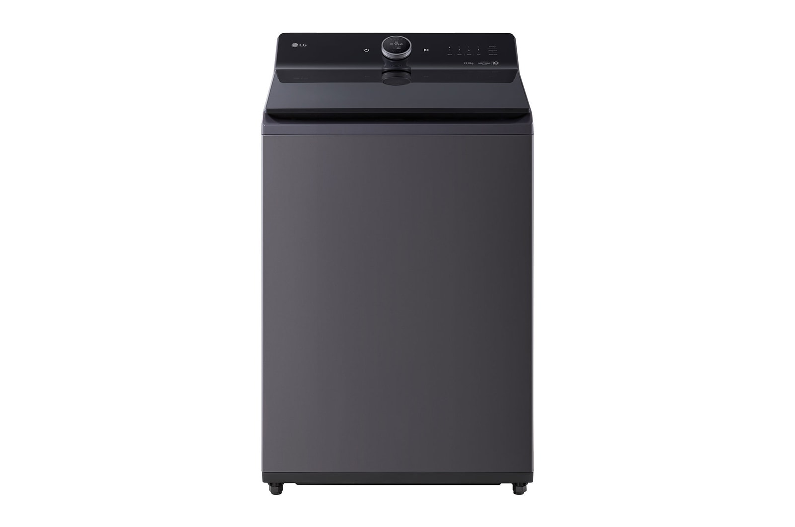 LG TX2522AT9GR 22 kg top load washer in Essence Graphite - Image 1